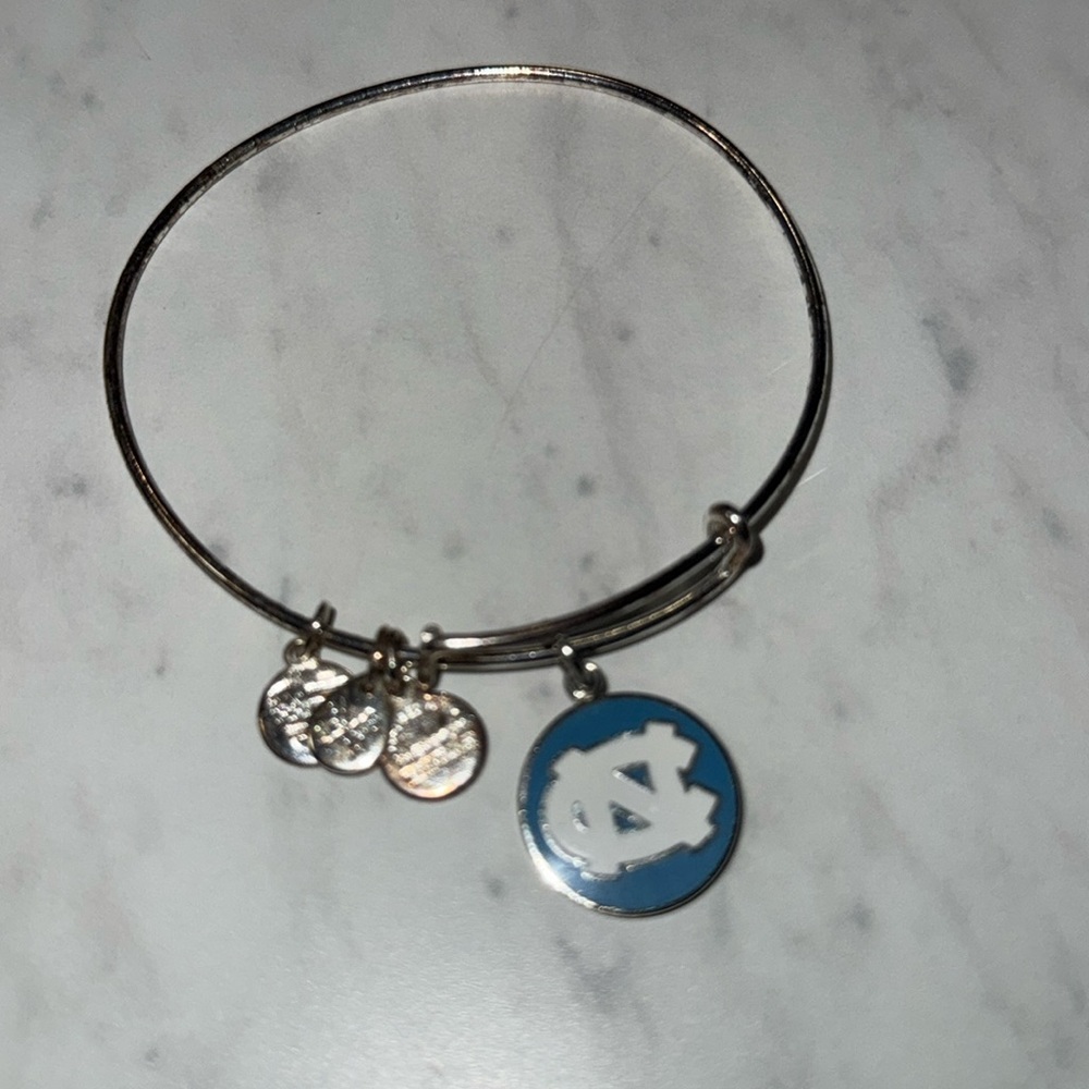 UNC Tarheels Alex and Ani bracelet some tarnish